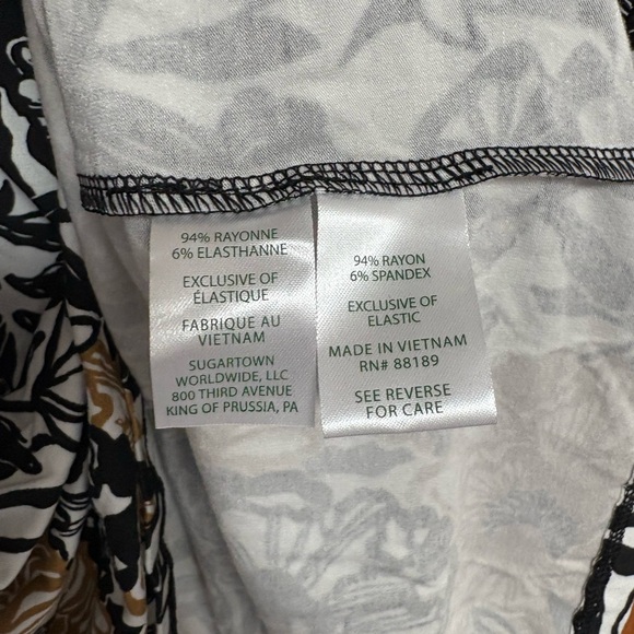 NWT Lilly Pulitzer Talley long sleeved dress Onyx Peony Party Large - Picture 6 of 6